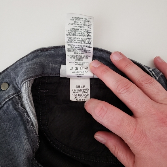 Joe's Jeans The Icon Mid Rise Skinny Ankle Jeans in Grey Size 27 - Picture 7 of 11